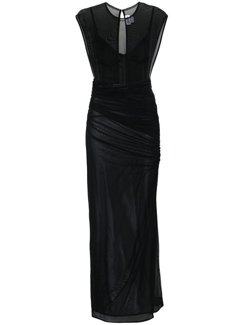 Mesh open back sleeveless dress JEAN PAUL GAULTIER | 25/33-F-RO370IT00500